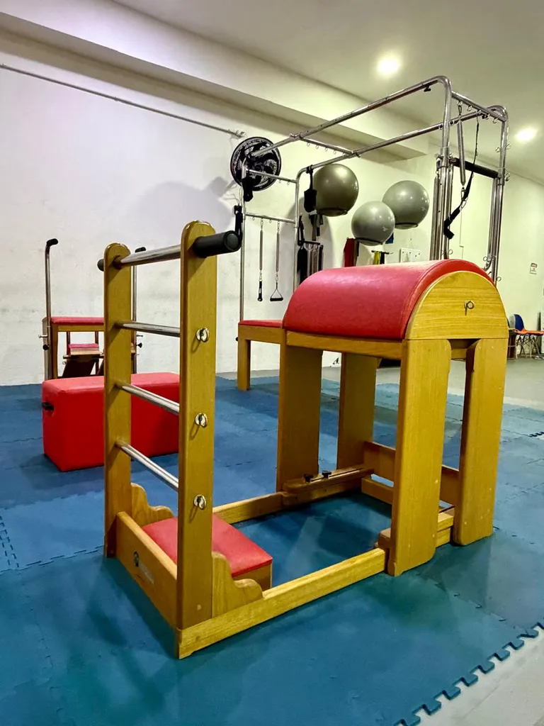 Vista do estúdio Espaço Iyasu, local acolhedor para a prática de Pilates
